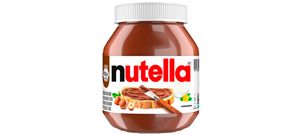 Ejemplo de marca tridimensional: bote de Nutella